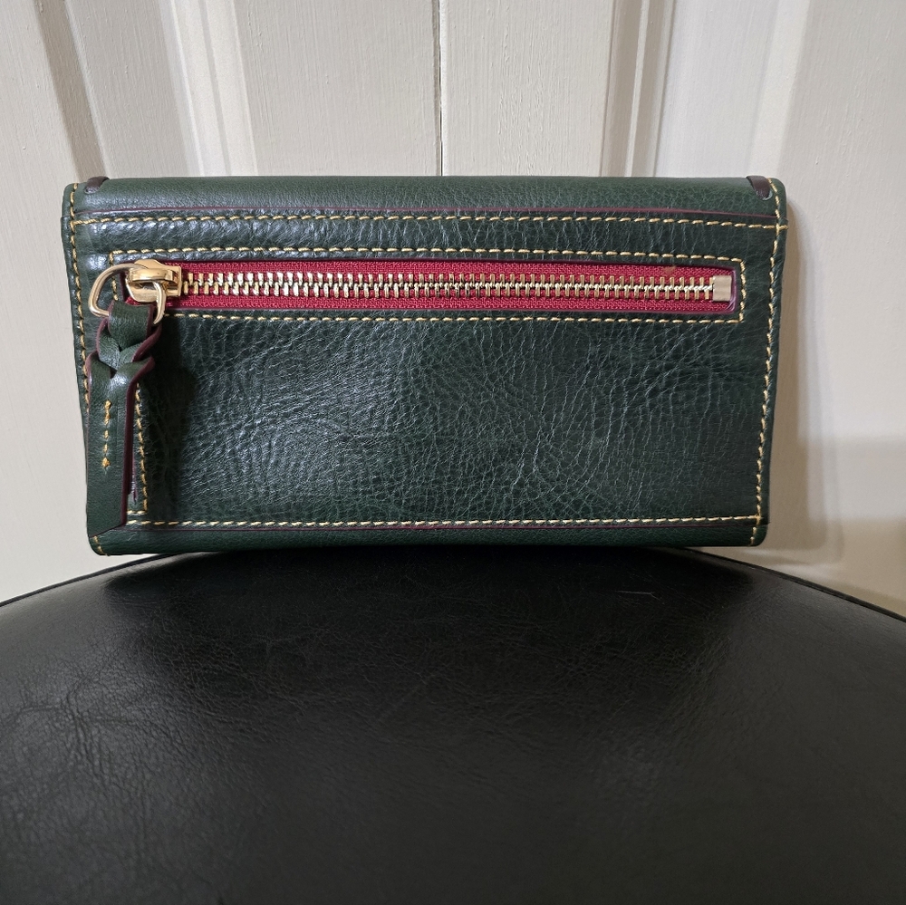 Dooney Florentine Continental Clutch/Color: Ivy - Picture 2 of 6